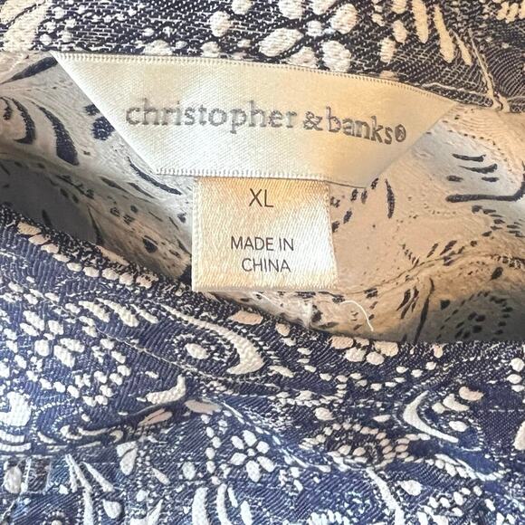 Cottagecore‎ Floral Paisley Knit Blazer Jacket XL Romantic Vintage Cowgirl Chic - Picture 5 of 6